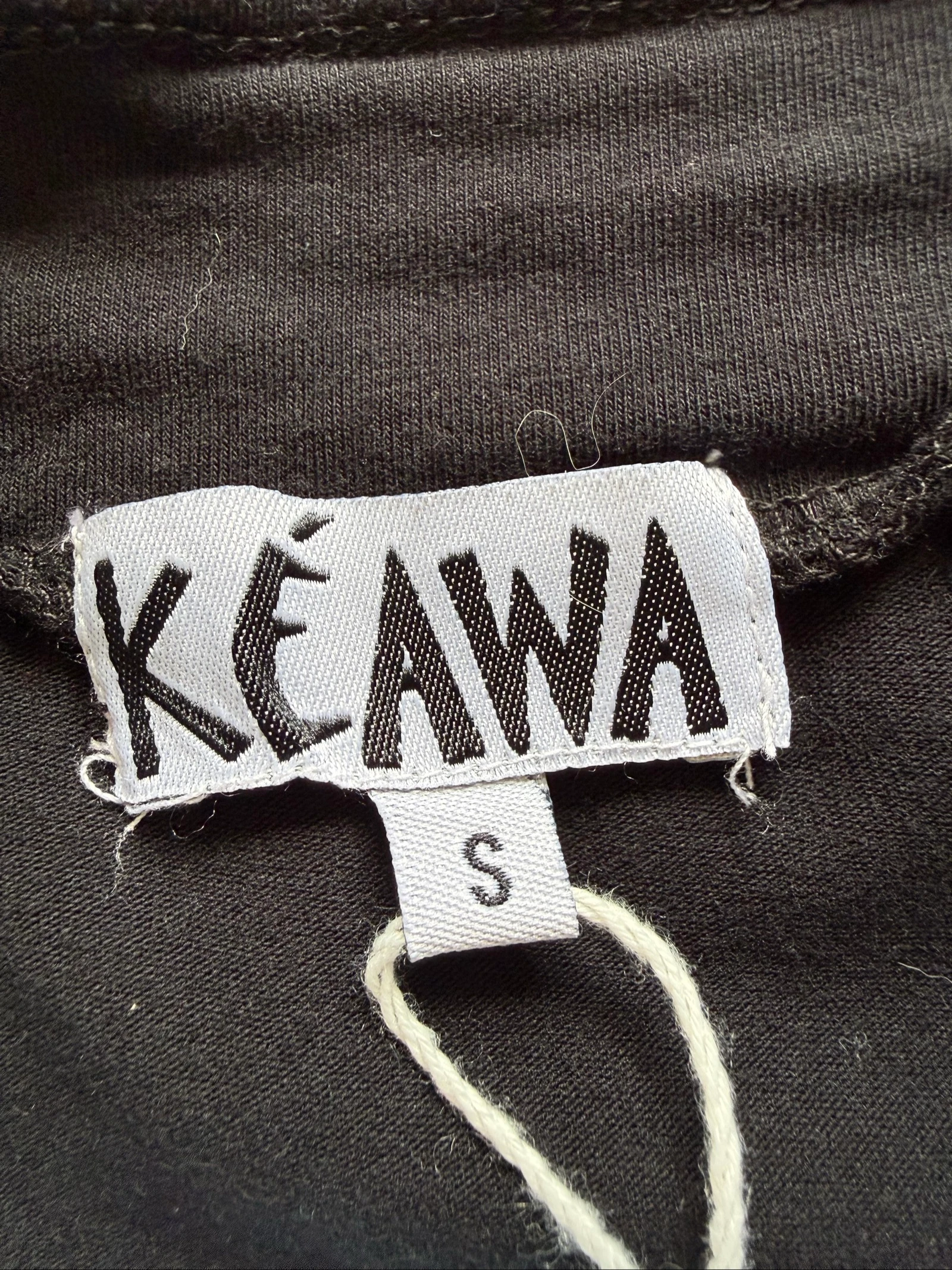 Mini turquoise & zwarte rok met Kéawa-patronen maat 36 S – photo 5